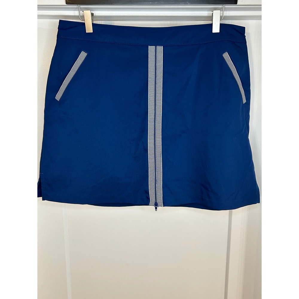 Lady Hagen Blue Golf Skort Front Zip Athletic Skirt Women‎ Size 16 Tennis.